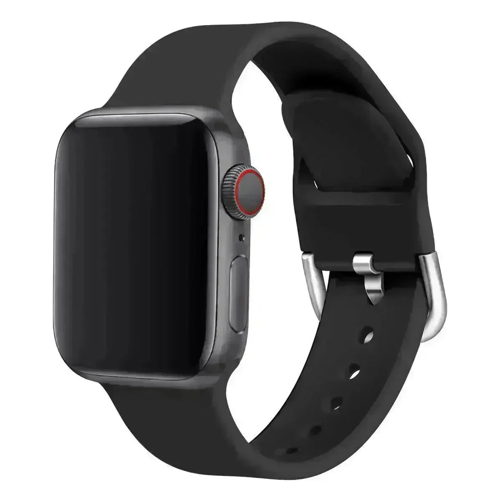 Watch strap solid color silicone watch buckle strap - EX-STOCK CANADA