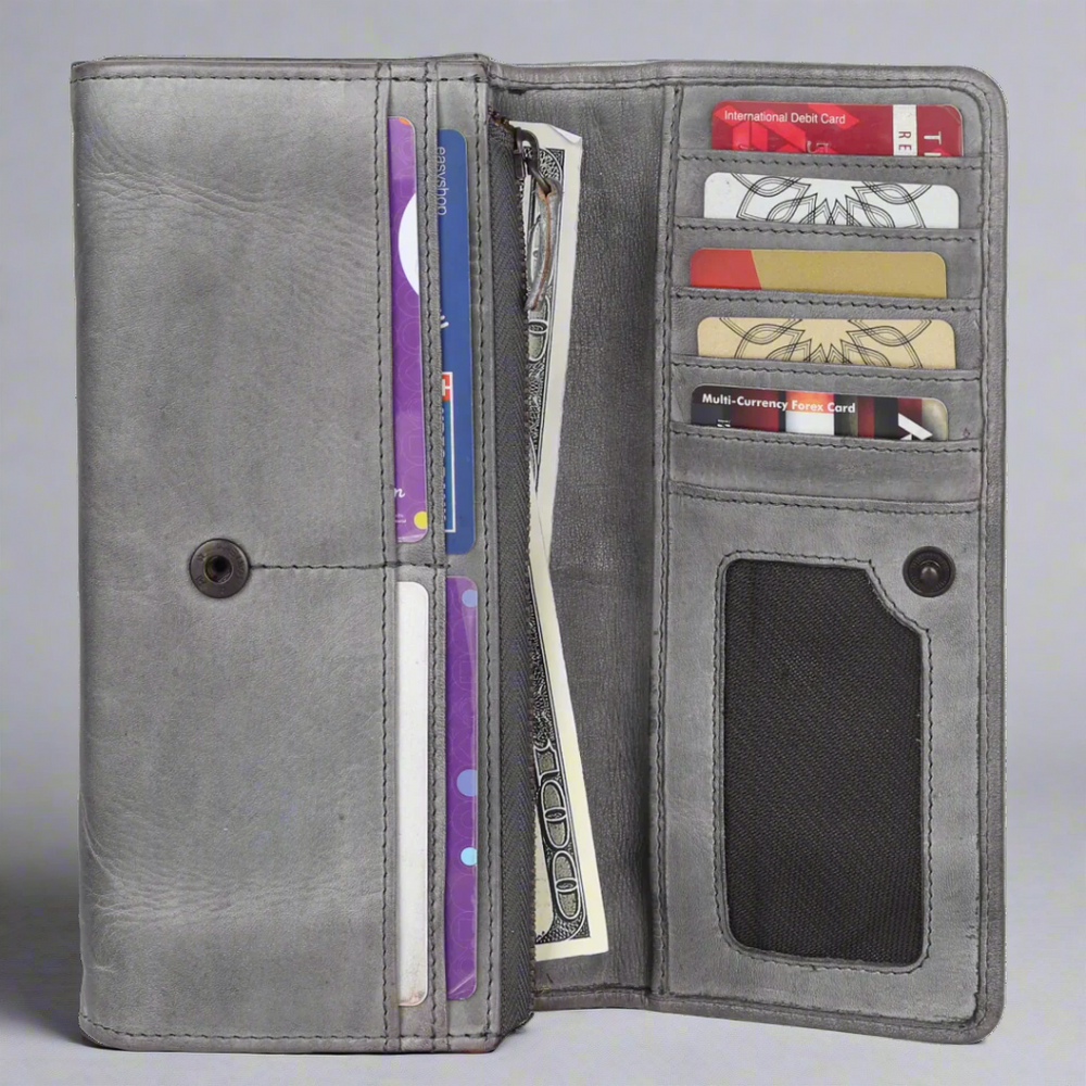 MET Women's Leather Clutch Wallet EX-STOCK Canada 