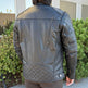 Unik International Men's Reflective Stripe Motorcycle Jacket 