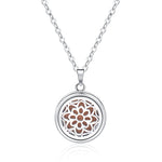 Open Round Hollow Perfume Box Necklace - EX-STOCK Canada