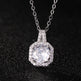 Perfume Bottle Pendant Necklace Women's Full Diamond - EX-STOCK Canada