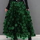 Women's Retro fashion Line  Midi Maxi Prairie Skirt - EX-STOCK CANADA