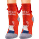 Soft Carton Christmas-themed Fleece Winter Home socks for Women - EX-STOCK CANADA