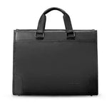 Men's Business Handheld Notebook Computer Best Leather Black Briefcase - EX-STOCK CANADA