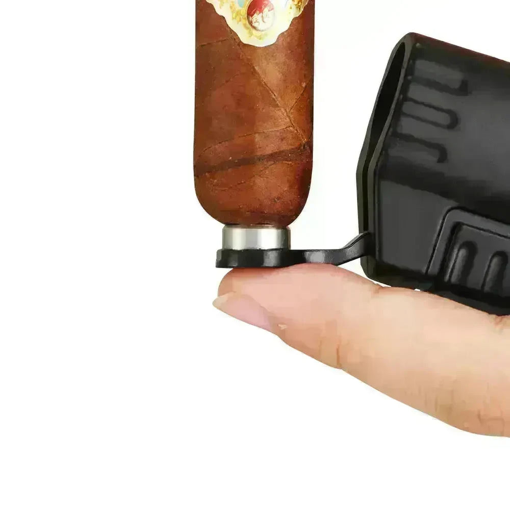 Portable Metal Windproof Cigar Lighter with Cigar Hole Punch - EX-STOCK CANADA