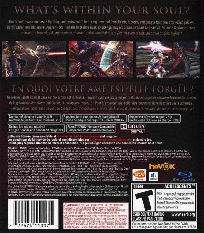 SoulCalibur IV  [Greatest Hits] 