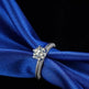 Six-claw paved with diamond luxury ring EX-STOCK Canada 