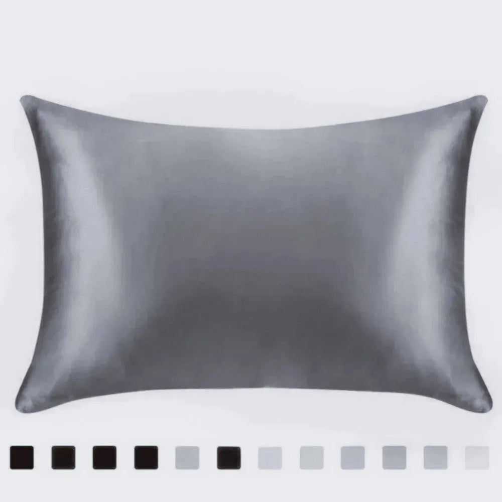 Pillowcase Satin Solid Color Simulation Silk Single Pillowcase Ice Silk Pillowcase - EX-STOCK CANADA