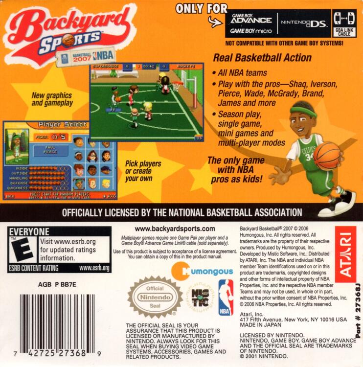 Backyard Sports Basketball 2007 