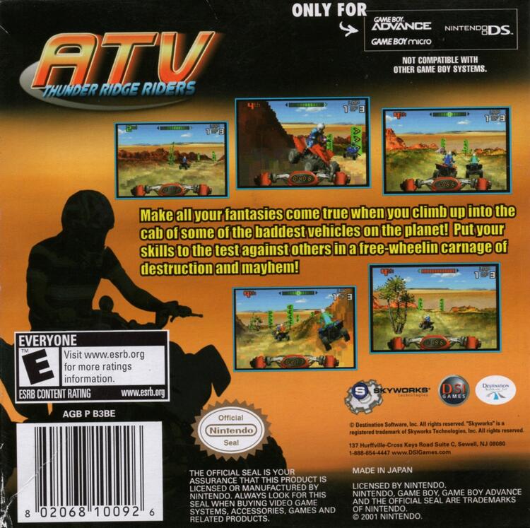 ATV: Thunder Ridge Riders 