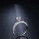 Six-claw paved with diamond luxury ring EX-STOCK Canada 