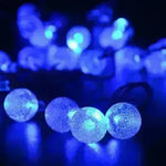 Crystal solar power of the led lamp string lights christmas lights solar garden outdoor decoration for christmas