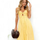 Women Summer cocktail dresses Spaghetti strap Midi Vacation Resort Sundress - EX-STOCK CANADA