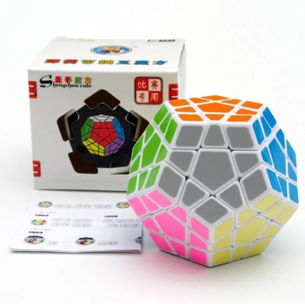3rd Order Stickerless Dodecahedron Speed Cubes Brain Teaser Twist Puzzle Toy - EX-STOCK CANADA