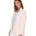 New Ladies Women Long Sleeve Lapel Cape Poncho Office Jacket Cloak Blazer Suit Coat KR2 - EX-STOCK CANADA