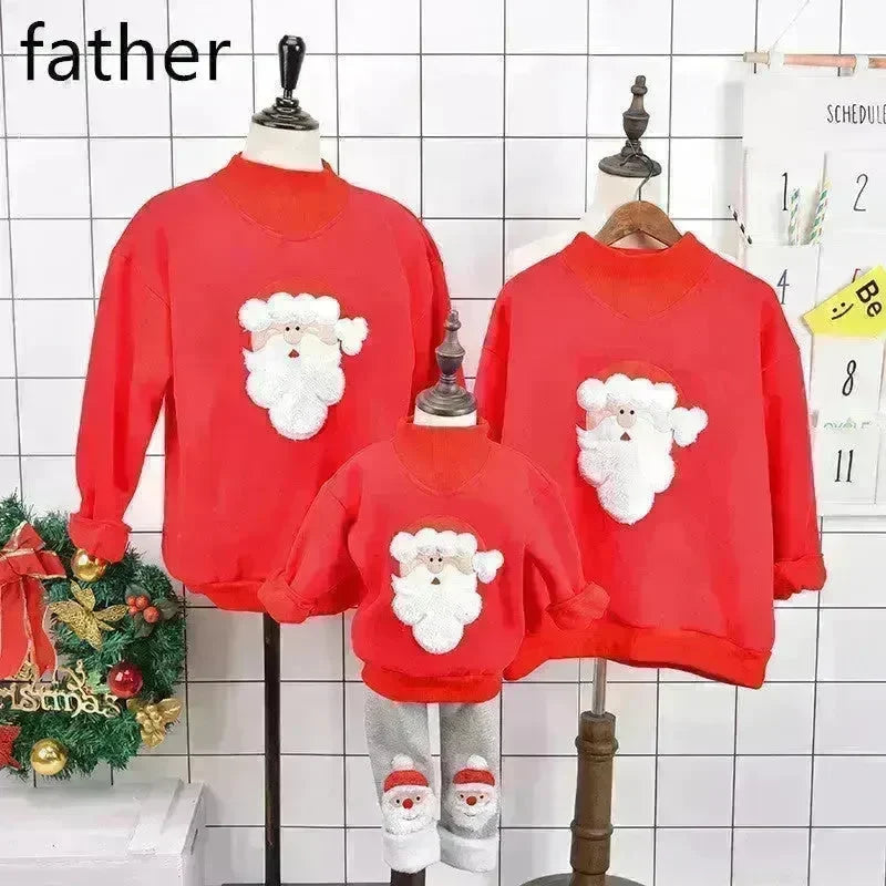 Family Christmas Deer Santa claus sweatshirt - EX-STOCK CANADA