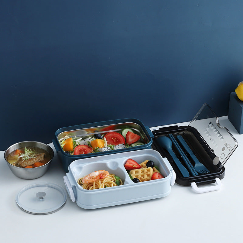 304 Stainless steel double-layer lunch box EX-STOCK