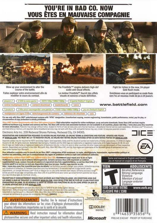 BATTLEFIELD - BAD COMPANY 