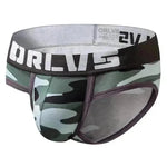 ORLVS Army Camouflage Cotton Pouch Brief underwear pant  for Men