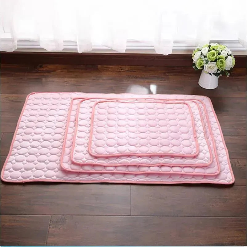 Pet Dog Cat Ice Silk Cold Nest Pad For Cooling In Summer - EX-STOCK CANADA