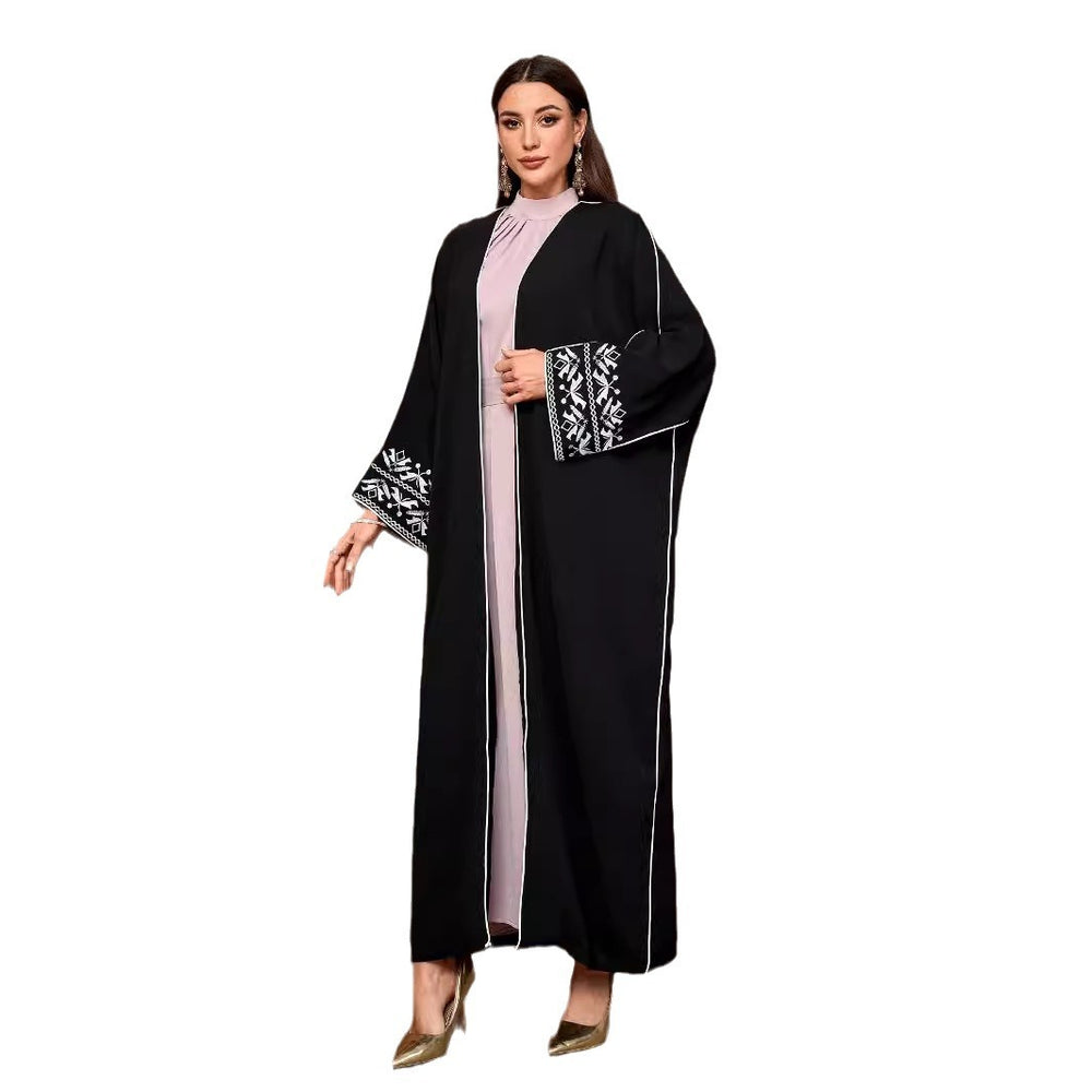 Embroidery Middle East Muslim Fashion Cardigan EX-STOCK Canada 