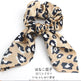 4pcs Leopard Pattern Silk Scarf Hair Scrunchie - EX-STOCK CANADA