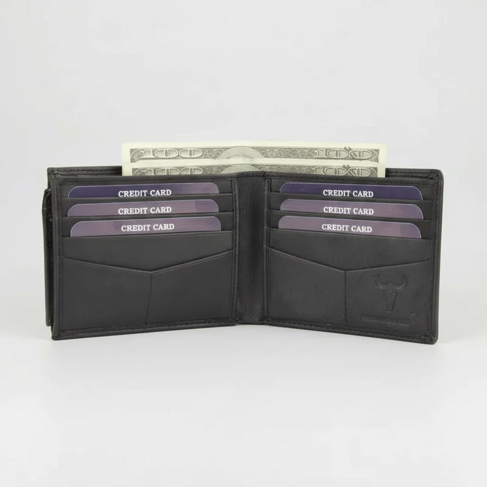 Men's RFID Bifold Wallet with Removable Card Sleeve EX-STOCK Canada 