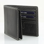 Men's Oil Pull Up Top Flap Bifold Wallet EX-STOCK Canada 
