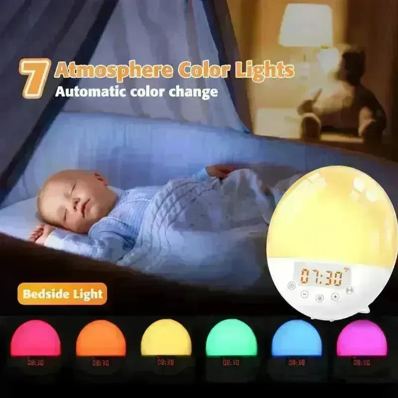 Wifi voice control smart wake-up light alarm clock - EX-STOCK CANADA