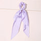 Cute Hair Silk Bow Scrunchie Vintage Satin Scarf Scrunchie - EX-STOCK CANADA