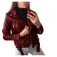 Slim Slim Winter Leather Jacket Motorcycle Jacket | EX-STOCK product gallery photo 5