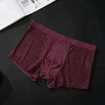 Yachen Silky mesh Breathable boxer briefs underwear men