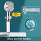 Shower Head Water Saving Flow 360 Degrees Rotating With Small Fan ABS Rain High Pressure Spray Nozzle Bathroom Accessories EX-STOCK Canada 