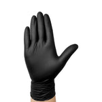Disposable Nitrile Black Rubber Gloves 
