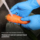 Gants jetables en nitrile épaissis de qualité alimentaire étanches 