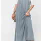 New Suspender Leisure Denim mum loose long Dress - EX-STOCK CANADA