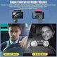 Smart WDR AND HDR 4 Inch Dashcam HD 1080P Infrared Night Vision Camera, 170 wide angle with reverse image Motion detection, Loop video, front and back video function suitable for your car and house. - EX-STOCK CANADA