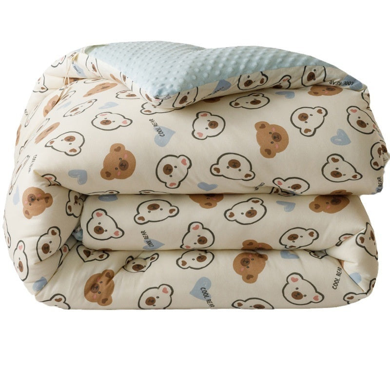 Beanie Velvet Quilt Soybean Fiber Duvet Insert Autumn And Winter EX-STOCK Canada 