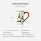 Christmas Large Capacity Nordic Christmas Tall Hat Ceramic Relief Mug Cup - EX-STOCK CANADA