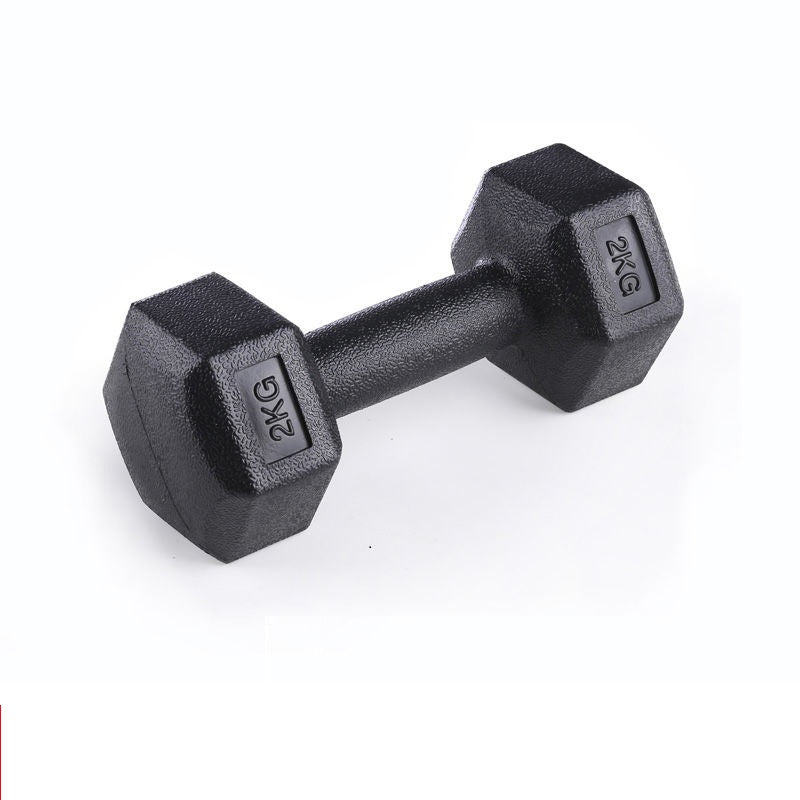 Dumbells Men's Arm Muscle Training Household Rubberized Dumbbells Female Fitness Equipment 