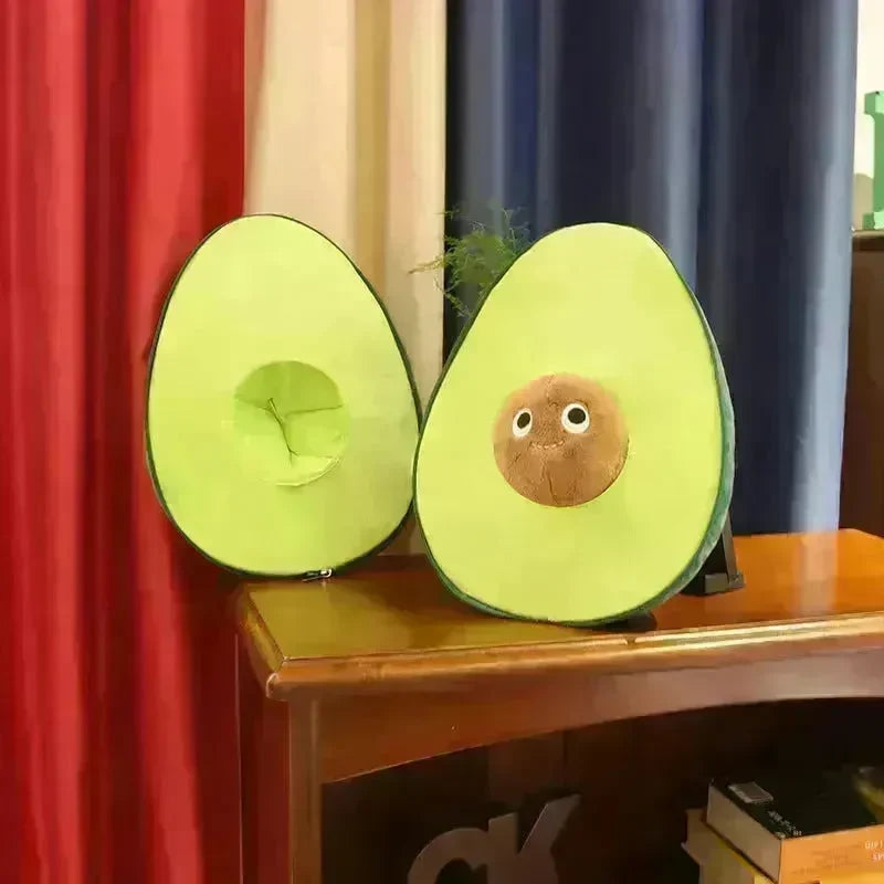 Cute Fruit Avocado Plush Toy Stuffed Doll Baby Kids Children Girls Boys Creativey Birthday Gift Sofa Cushion Home Room Decor - EX-STOCK CANADA