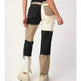 High Elastic Stitching Raw Edge Women's Straight-leg Jeans - EX-STOCK CANADA