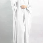 Abaya para umrah jalabiya para mujeres lisas kaftan abaya arabwear para mujeres