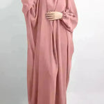 Abaya para umrah jalabiya para mujeres lisas kaftan abaya arabwear para mujeres