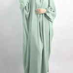 Abaya para umrah jalabiya para mujeres lisas kaftan abaya arabwear para mujeres