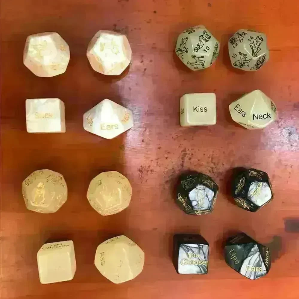 Erotic English Fun Dice Men And Women Flirting Sex Toys - EX-STOCK CANADA