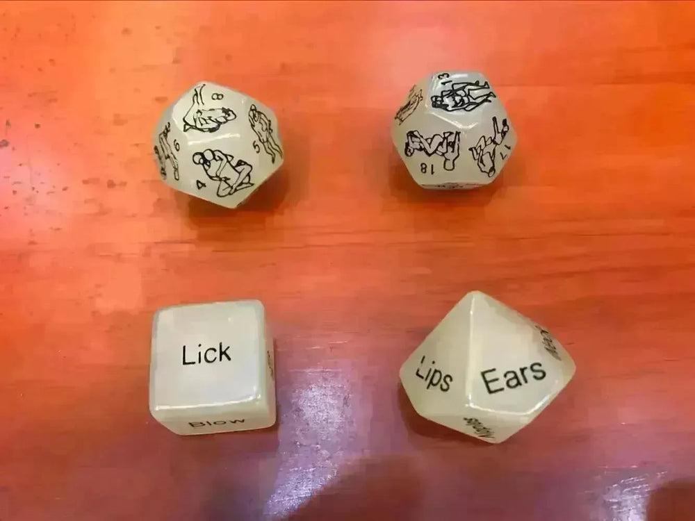 Erotic English Fun Dice Men And Women Flirting Sex Toys - EX-STOCK CANADA