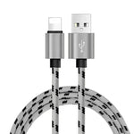 Nylon Braided Lattice Resistant Mobile Phone Data Cable Charging Cable