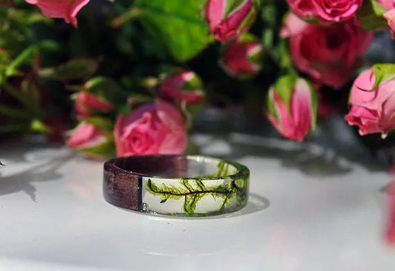 Simple Version Of The Sea DIY Handmade Ring Resin Ring - EX-STOCK CANADA