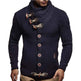 Knitted Jacket With High Collar Buttons EX-STOCK Canada 